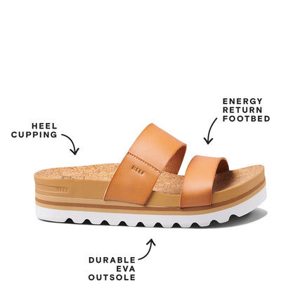 Reef Cushion Vista Hi Slides Brown Size 9 US / 7 UK – New