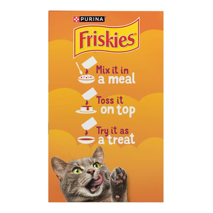 Purina Friskies Poultry Faves Lickable Gravy Chicken & Turkey Flavor Topper Wet Cat Food, Exp. 09/2026 - 11.7oz
