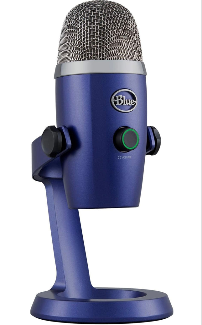 Logitech Blue Yeti Nano USB Microphone - Vivid Blue - New