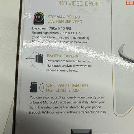 Sky Viper Journey SE GPS Drone - Open Box, Pro Video Features, Easy Navigation