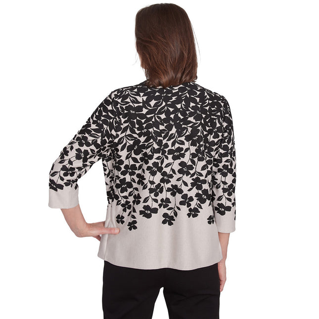 Alfred Dunner Romancing the Stone Cardigan Jacket -