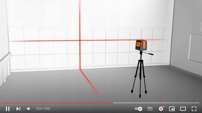 Tacklife SC-L01 Self-Leveling Cross-Line Laser Level