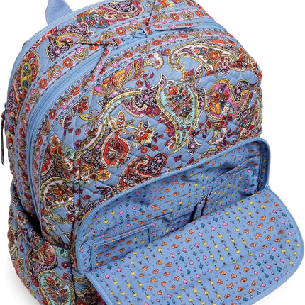 Vera Bradley Women's Cotton Campus Backpack Provence Paisley