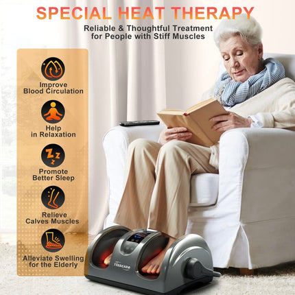 TISSCARE Shiatsu Foot Massager with Heat