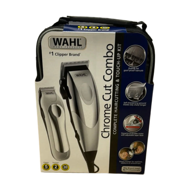 Wahl Chrome Cut Combo Haircutting & Touch-Up Kit in packaging, brand new and available at a discounted price.”