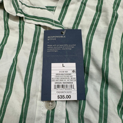 Universal Thread Women’s Striped Midi Shirt Dress - New Size L