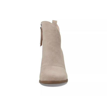 TOMS Beige Suede Wedge Booties – New Without Box Size 9