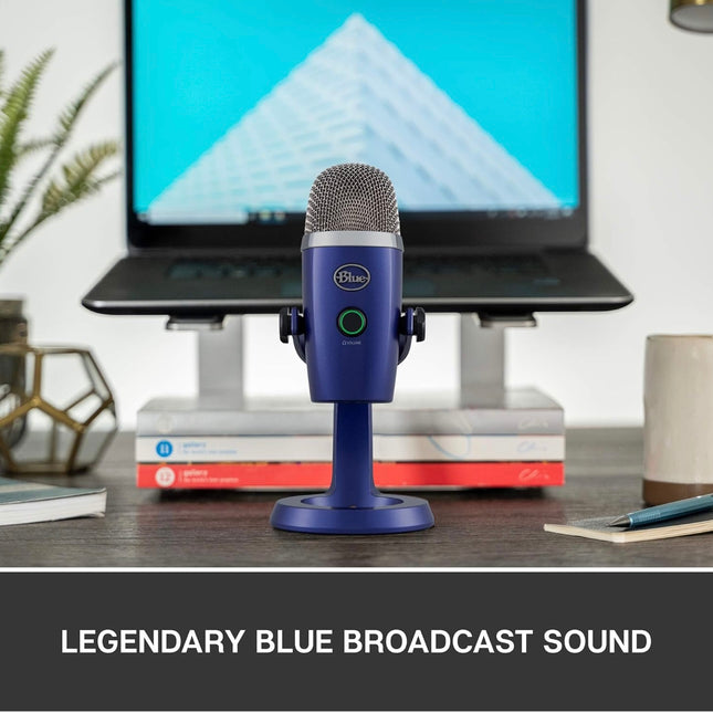 Logitech Blue Yeti Nano USB Microphone - Vivid Blue - New