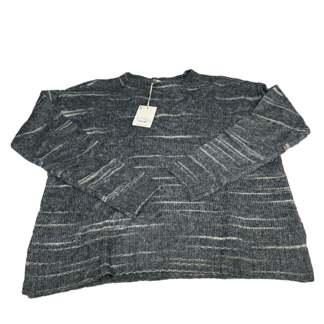 A.N.A Gray Staccato Knit Sweater Size M New
