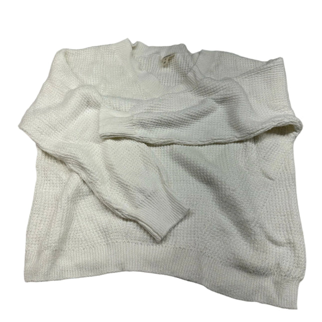 A.N.A  New Approach White Knit Sweater Size M New Without Tags.
