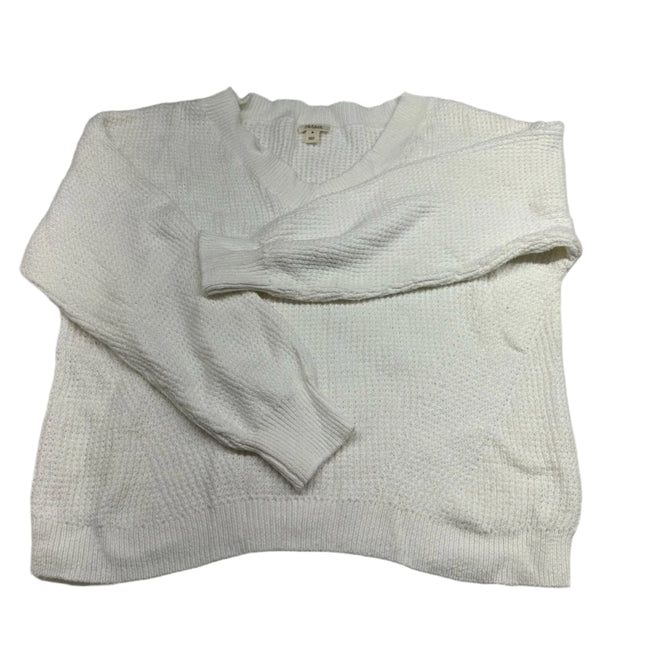 A.N.A  New Approach White Knit Sweater Size M New Without Tags.