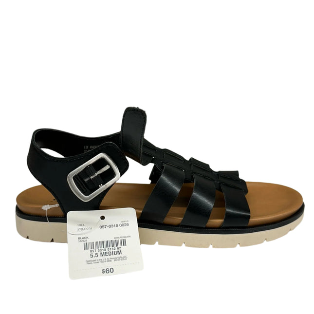 A.N.A Women's Nilo Gladiator Sandals - Black - Size 5.5 - New

