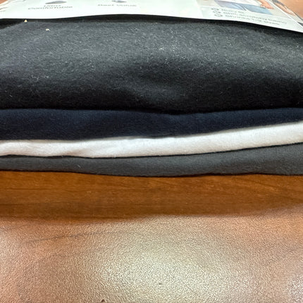 True Classic Crew Neck T Shirts - 4 Pack - Black/Navy/White/Grey - Size XL