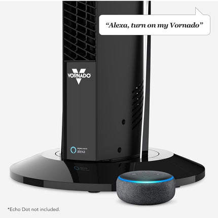 Vornado Alexa-Enabled Tower Fan with Smooth Oscillation - New Open Box