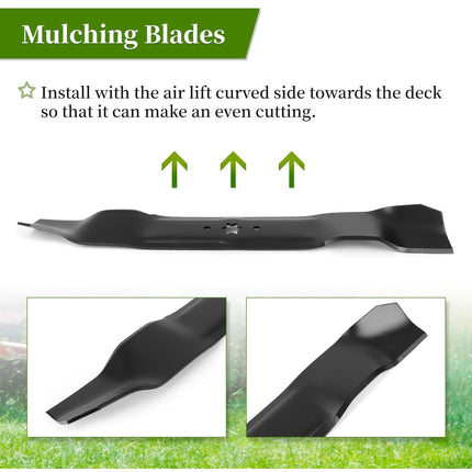 Mulching Blades for Cub Cadet 42” Deck, 2 Pack - New Open Box