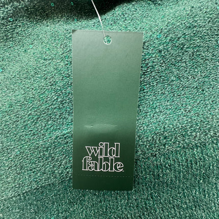 Wild Fable Women’s Glittery Green Knit Skirt - New, Size XS