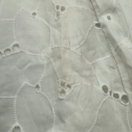 A New Day Women’s White Eyelet Midi Dress - New Without Tags - Size M (Minor easy-to-clean dust marks)