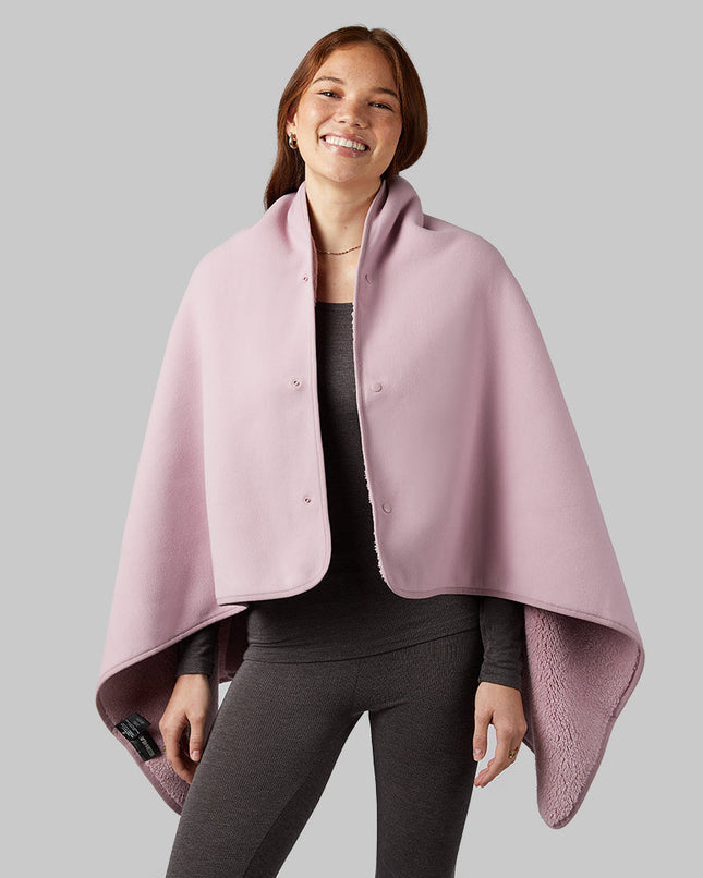 32 Degrees WOMEN'S FLEECE-LINED SHERPA WEARABLE BLANKET