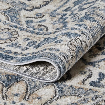 Kehleigh Osdorn 2' x 7' Blue Indoor Runner Rug (New)
