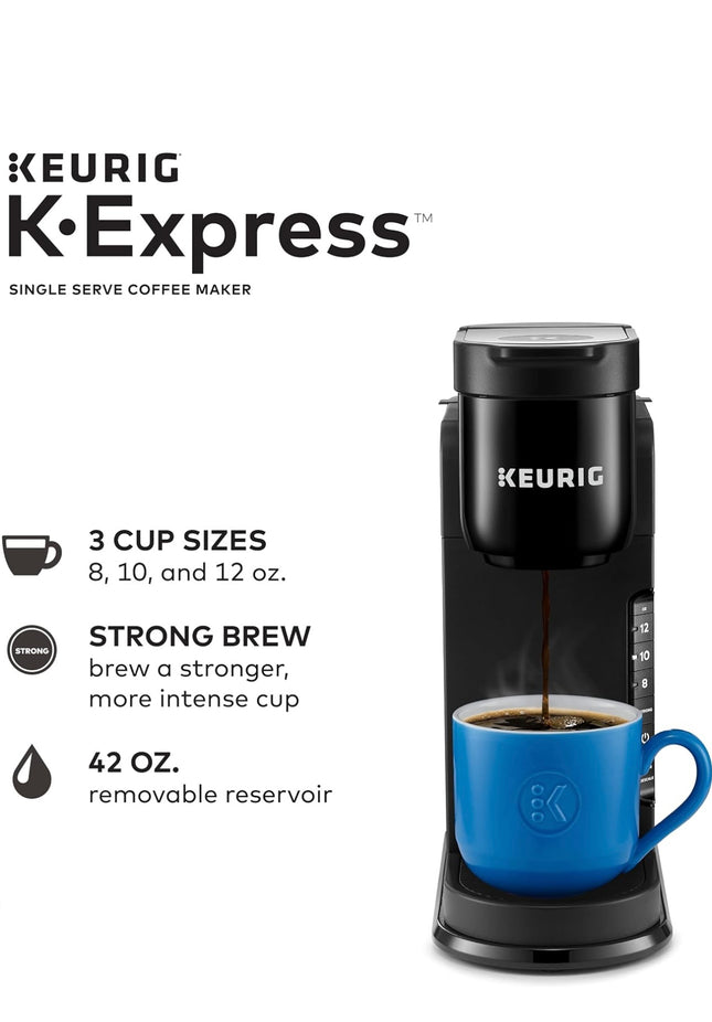 Keurig K-Express Single Serve K-Cup Pod Coffee Maker, Removable Reservoir, Strong Brew Function (Open Box) New