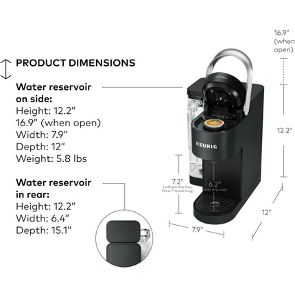 Keurig K-Supreme SMART Coffee Maker with MultiStream Technology, Black - New Open Box