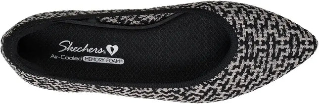 SKECHERS Women's Cleo Point Chic Allure Slip-On Flats