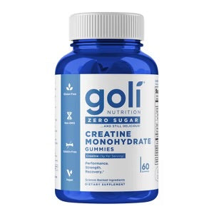 Goli Nutrition Creatine Monohydrate Sugar Free Vegan Dietary Supplement Gummies - 60ct EXP- 03/2027