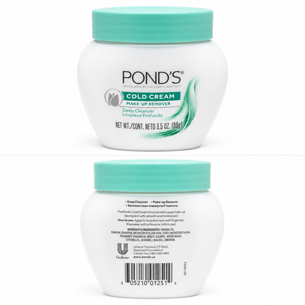 Pond’s Cold Cream Makeup Remover Deep Cleanser 3.5 oz 99g