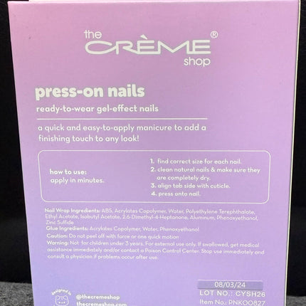 The Crème Shop Press On Nails For Kids - Set of 20