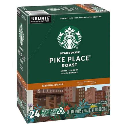 Starbucks Pike Place Medium Roast K-Cup Coffee Pods (24 Count) 8/27/2027