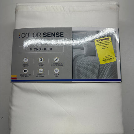 Color Sense Microfiber Twin XL Sheet Set - New