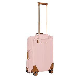 Brics Milano X - Travel Luxury Luggage Bag, Carry On With Spinner Wheels 21 In. Pink