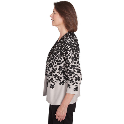 Alfred Dunner Romancing the Stone Cardigan Jacket -