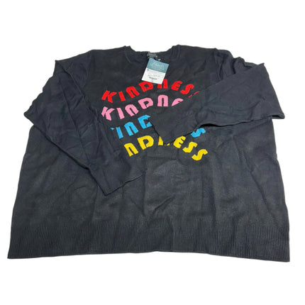 Abbott Elementary Long Sleeve Kindness Sweater Black Size 3X New
