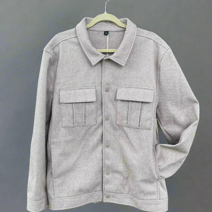 Abbott Elementary Trucker Jacket, New - Beige, Size 5XL

