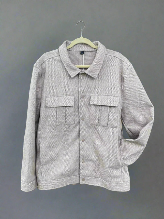 Abbott Elementary Trucker Jacket, New - Beige, Size 5XL

