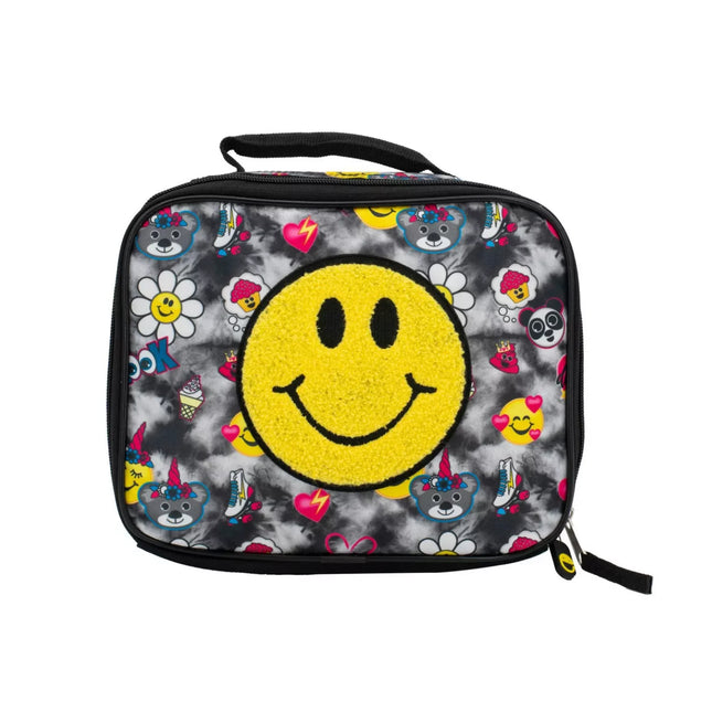 Accessory Innovations Smiley Face Lunch Bag for Kids and Adults - Durable and Fun