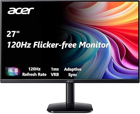 Acer KB272 G0bi 27" IPS Full HD Gaming & Office Monitor – New