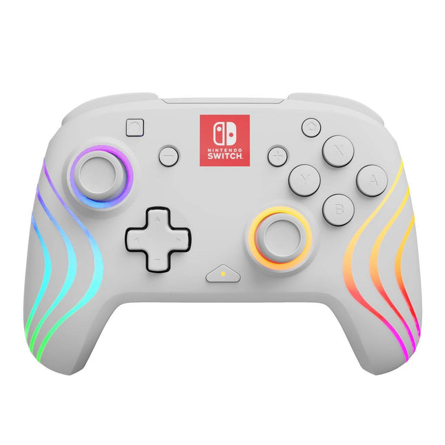 Afterglow Wave Wireless Motion Plus Controller for Nintendo Switch - White - New