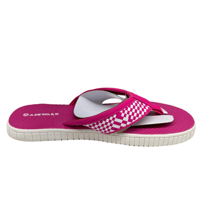 Airwalk Deck-J Women's Flip Flop Sandals Pink Multi Size 7 – New
