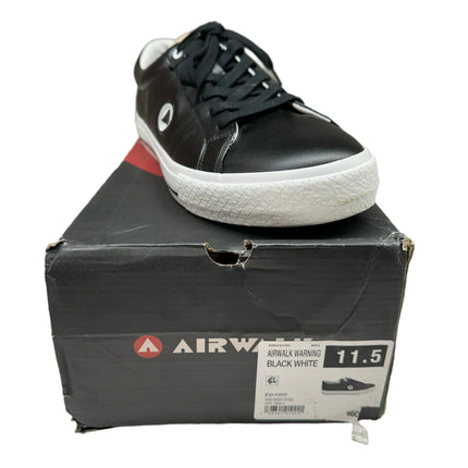 Airwalk Warning Black White Shoes Size 11.5 – New with Imperfection