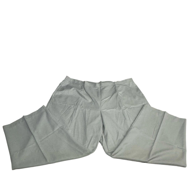 Alfred Dunner Chapel Hill Proportioned Short Pants Light Heather Gray Size 24W New
