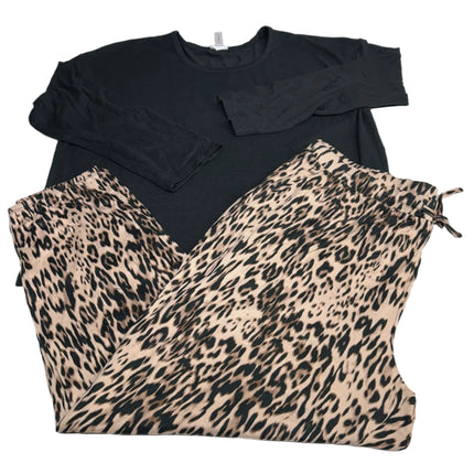 Ambrielle Animal Print Pajama Set XL New Without Tags – Women's Sleepwear
