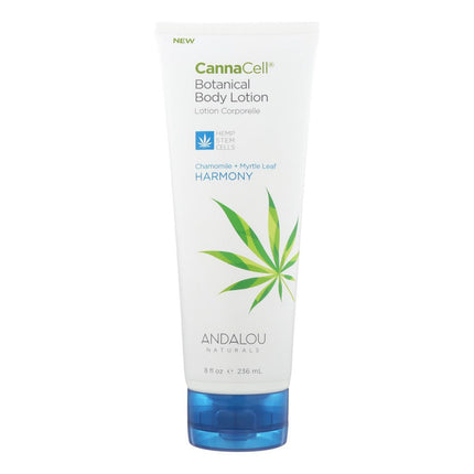 Andalou Naturals CannaCell Chamomile & Myrtle Leaf Botanical Body Lotion 8 oz
