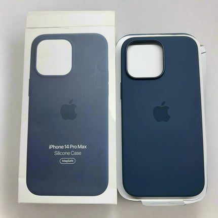 Apple iPhone 14 Pro Silicone Case with MagSafe - Storm Blue - Open Box