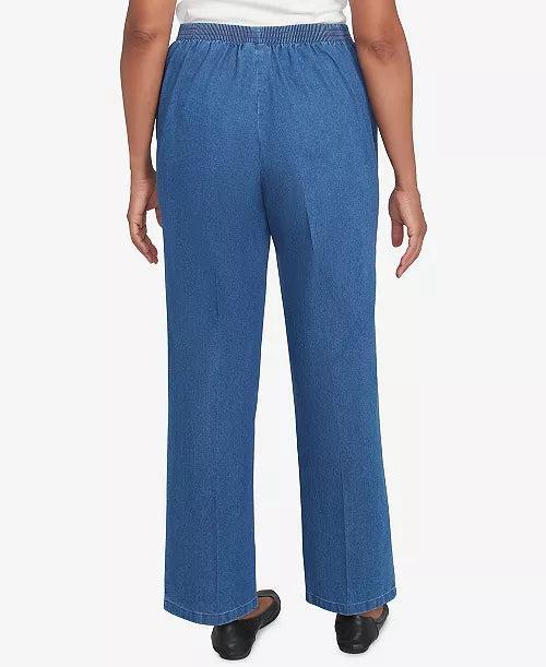 Alfred Dunner Women’s Lake Victoria 2024 Denim Pants - New with Tags - Size 10