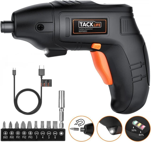 Tacklife SDP51DC Cordless Rechargeable Screwdriver