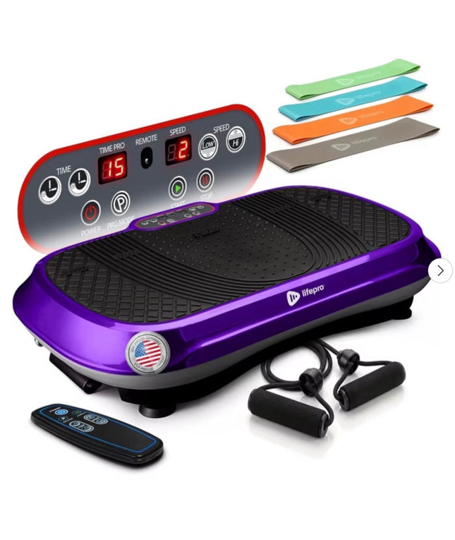 Lifepro Waver Vibration Plate Exercise Machine – Full-Body Vibrating Plate for Lymphatic Drainage, Toning & Weight Loss –