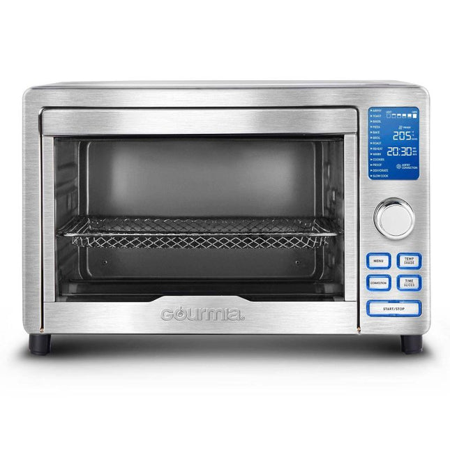 Gourmia Digital Stainless Steel Toaster Oven Air Fryer - 1700W, Open Box