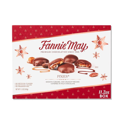 Fannie May, Milk Chocolate Holiday Gifts, Pixies, Holiday Chocolate Gift Box, 11.2 oz (11/19/2026)